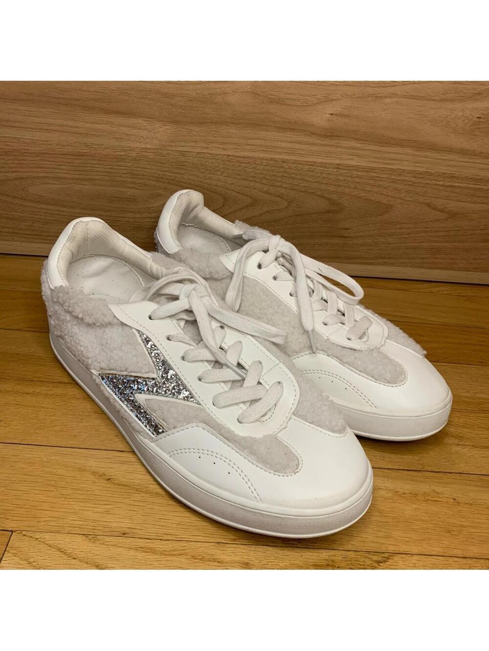 Zodiac Sansa Lace Up Sneakers in White and Silver - Size 8.5 - Picture 2 of 8